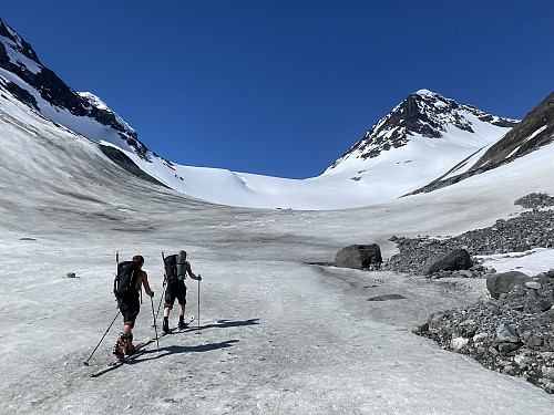 Oppe i dalen med kurs for brefronten