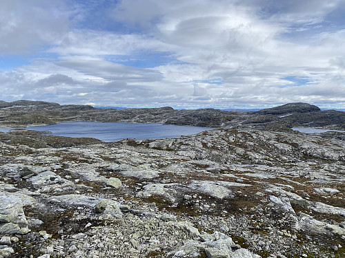 Utsikt mot Isvatnet og Fitjanuten