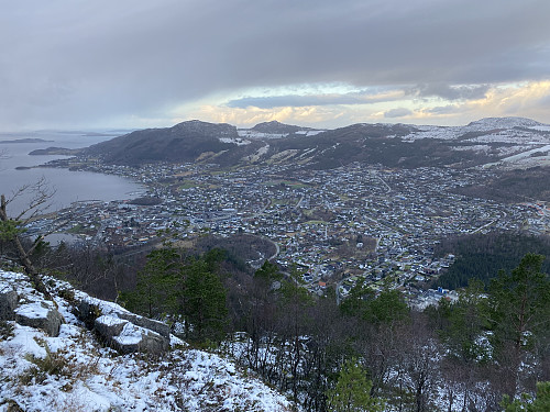 Flott utsikt over Jørpeland