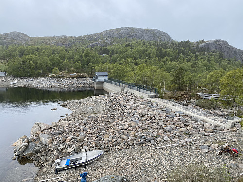 Ved den rehabiliterte stemmen i Svortingsvatnet