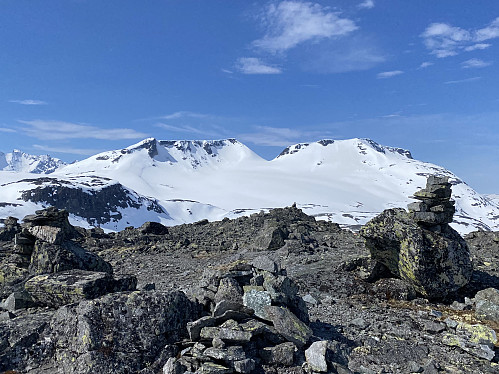 Toppvarden med Fannaråken og Steindalsnosi