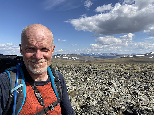 Toppbilde med Rondane som bakteppe