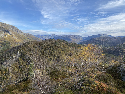 Fra samme sted mot Middagsnuten