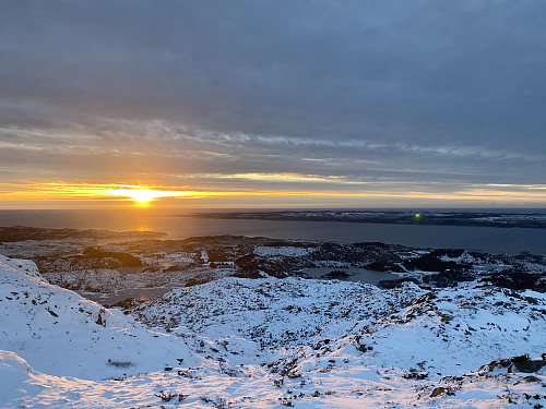 Solnedgang over Skudeneshavn