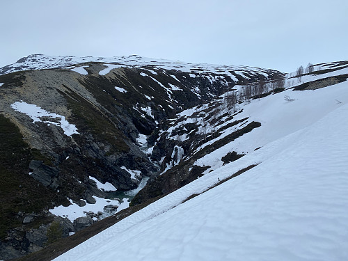 Gjelet i Føysa like ovenfor Føyssteinen…