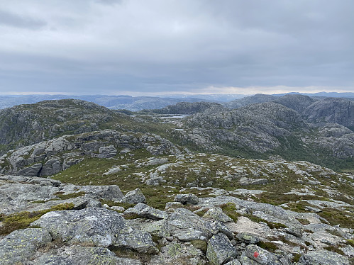 Mot Krokavatnet og Godlifjellet