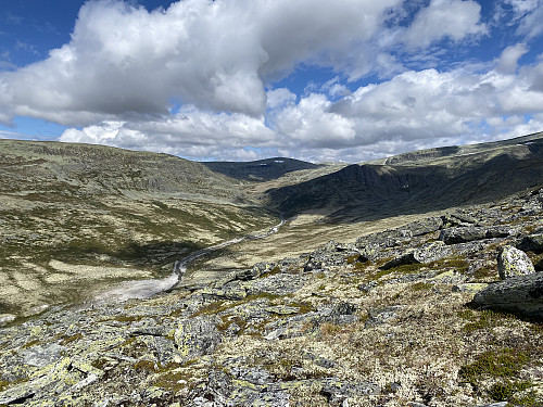 Utsikt oppover Bråkdalen