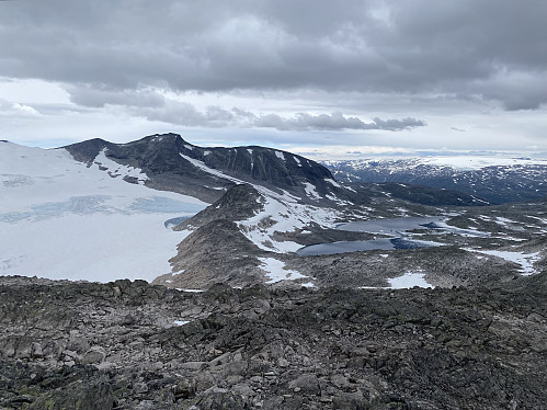 Fra samme sted mot Tverrådalskyrkja og Sveinkollen