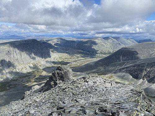 Nordlig utsikt fra Trolltinden mot Dørålen