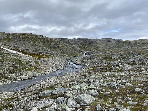 Mot langstrakte Høgbrotet i bakgrunnen