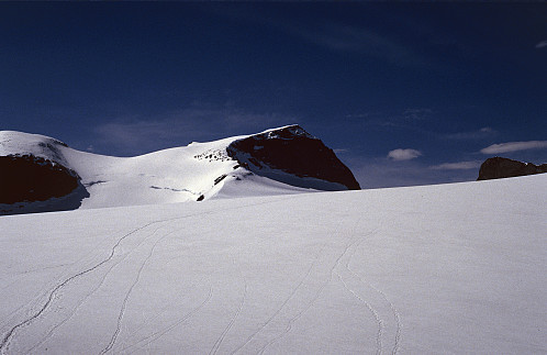 Turmålet sett frå kanten av Styggebreen