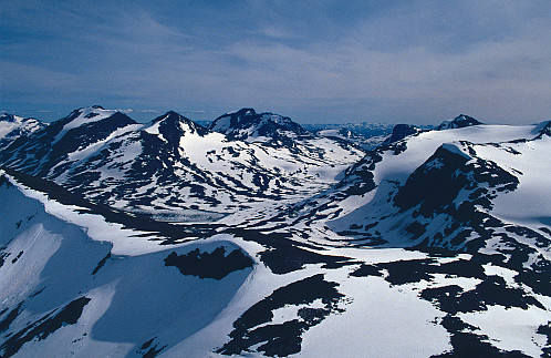 Snørikt ved Rauddalsbandet der me har tenkt oss ned om nokre dagar