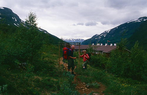 Endeleg framme på vakre "Bøen" og svært så nøgde!