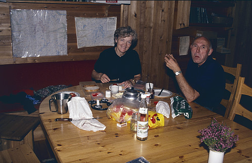 Frukost på hytta