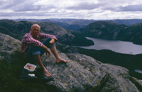 Høvdingen i sitt ess på Naganibba!