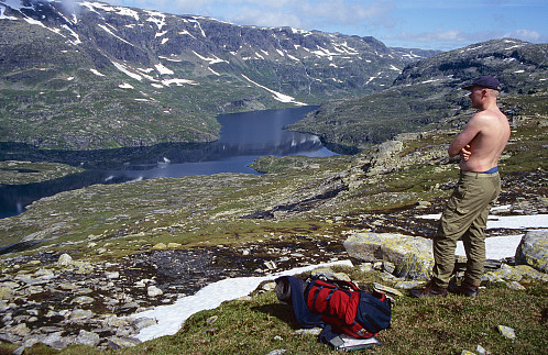 Flott utsikt innover Finnabuvatnet