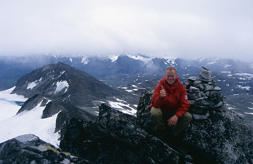 Ditto med Hinnotefjellet i bakgrunnen