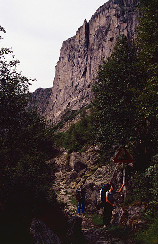 Rasfare i Viglesdalsura under Risen
