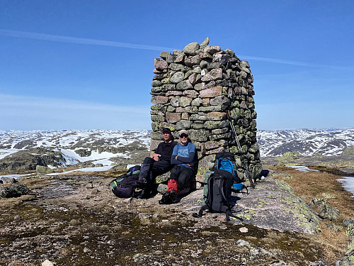 Fantastisk vårdag på toppen av Sirdal og Valle!