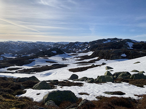 Utsikt fra paradiset vårt i lyngen