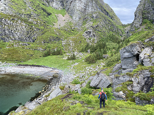 Nedgang mot Nøvvika