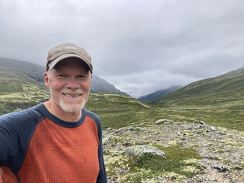 Fornøyd på Dovrefjell! Her tilbakeblikk fra samme sted