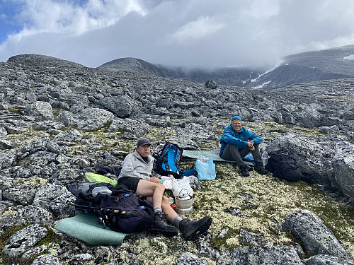 Pause på ryggen i godvær