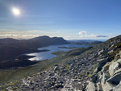 Morgensol over Heddersvatnet