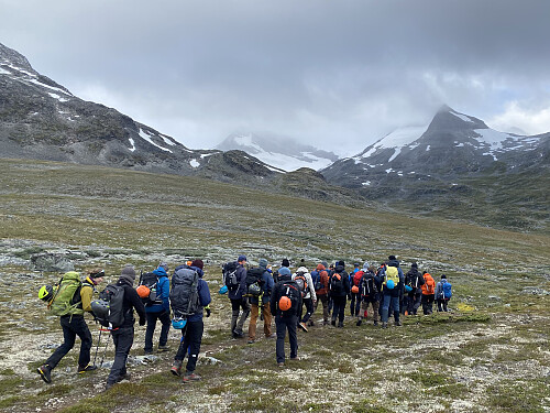 Avgang fra Storflya i Leirdalen