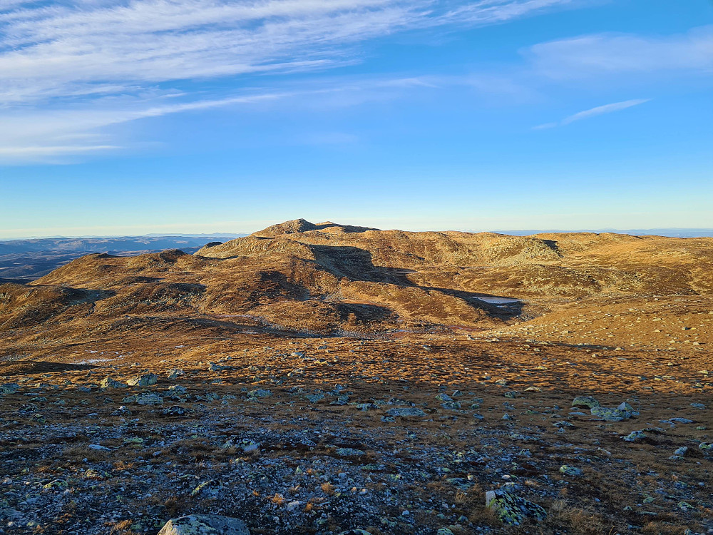 Utsikt mot Gråfjell i nordvest fra Ranten
