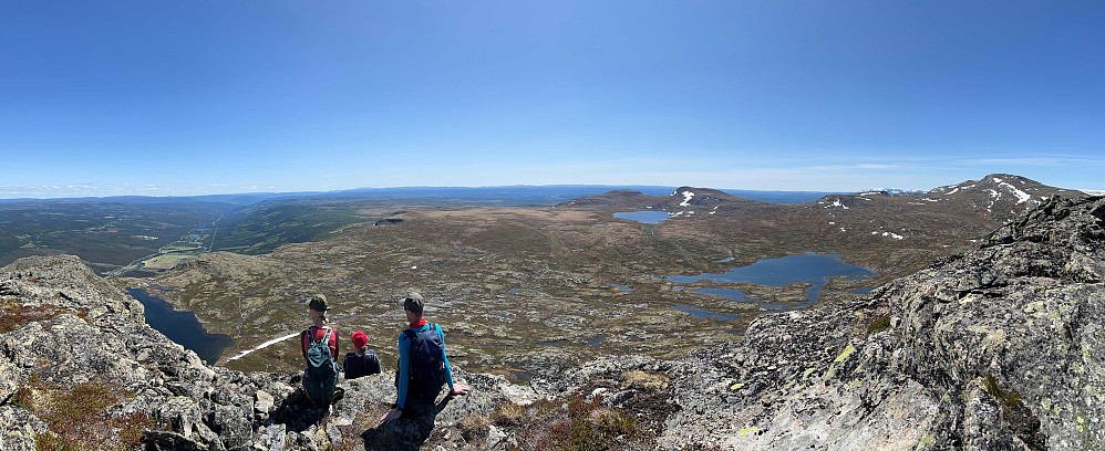 Flott utsikt fra toppen av Storehorn!