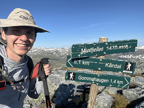 Made the peak!