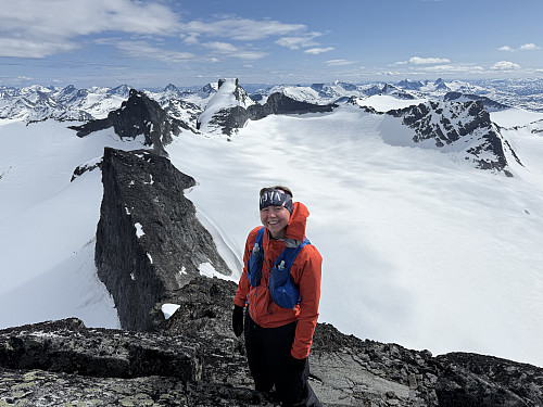 Alice on the summit.