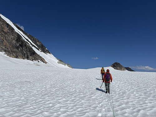 Alice on the glacier.