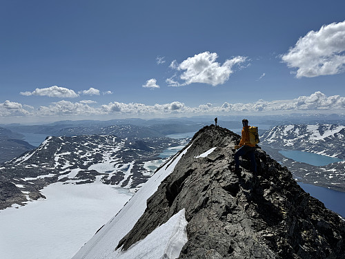 Summit ridge.
