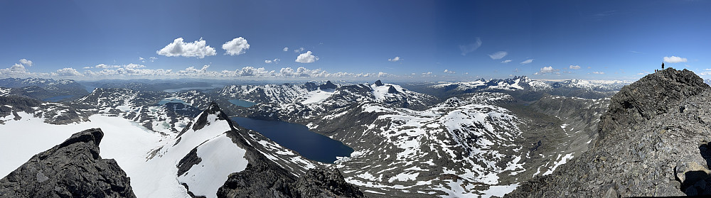Panoramic views.