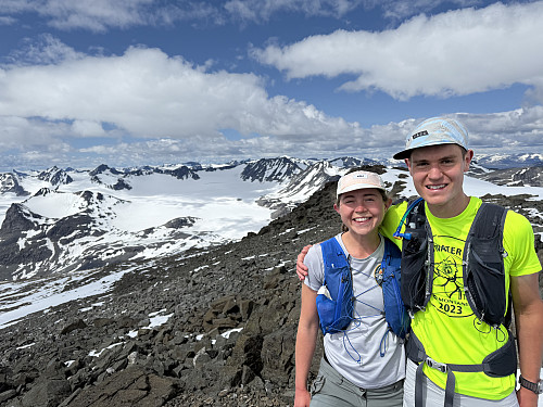 From the summit of Surtningssue.