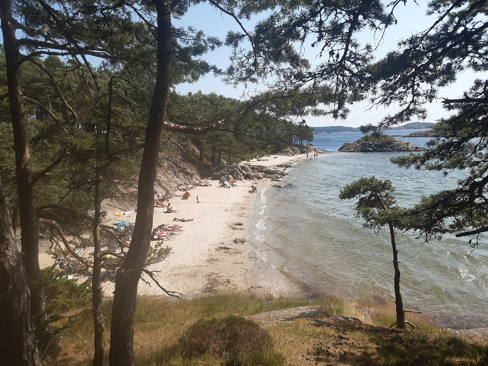 Et blikk til høyre ut på Stumpestrendene