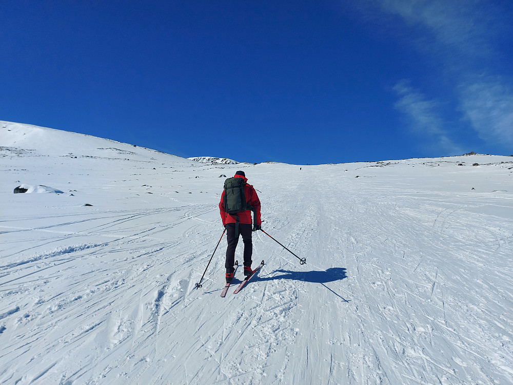 Kay Arne på tur mot Steindalen