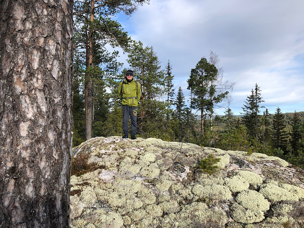 På toppen av Skagnestjernhøgda Sørøst