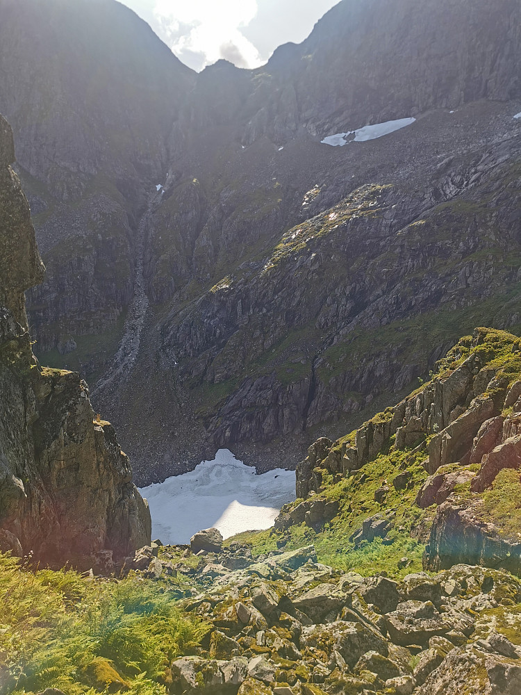 Botn innerst i dalen, "hvor solen (nesten) aldri skinner" 