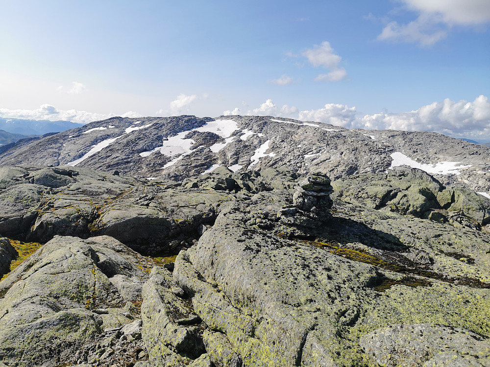Østre Langedalsfjellet(sett fra Vest for Langedalsbreen 1429)