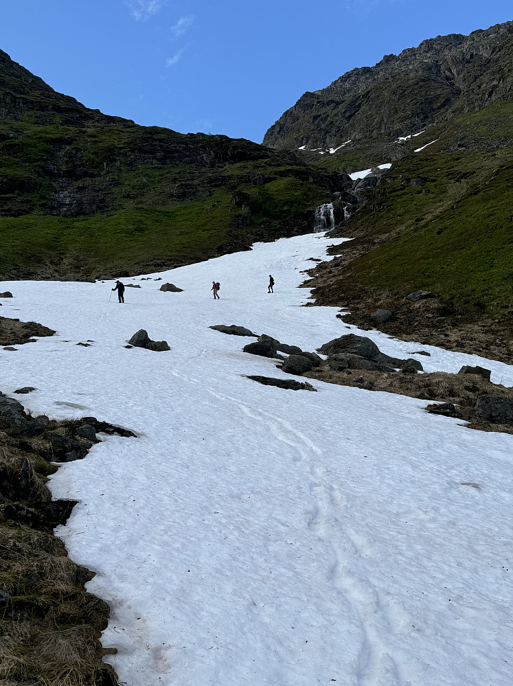 Snart nede i Kufjorden etter en fantastisk tur