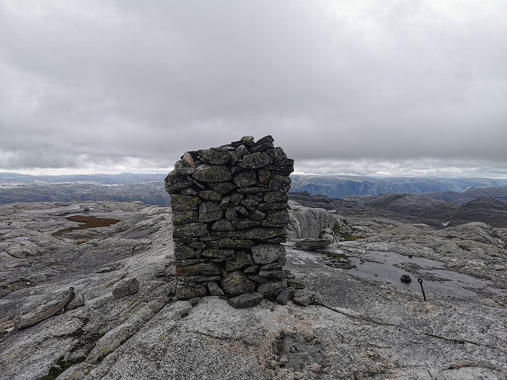 Lysekammen 1304 moh, høyest i Forsand