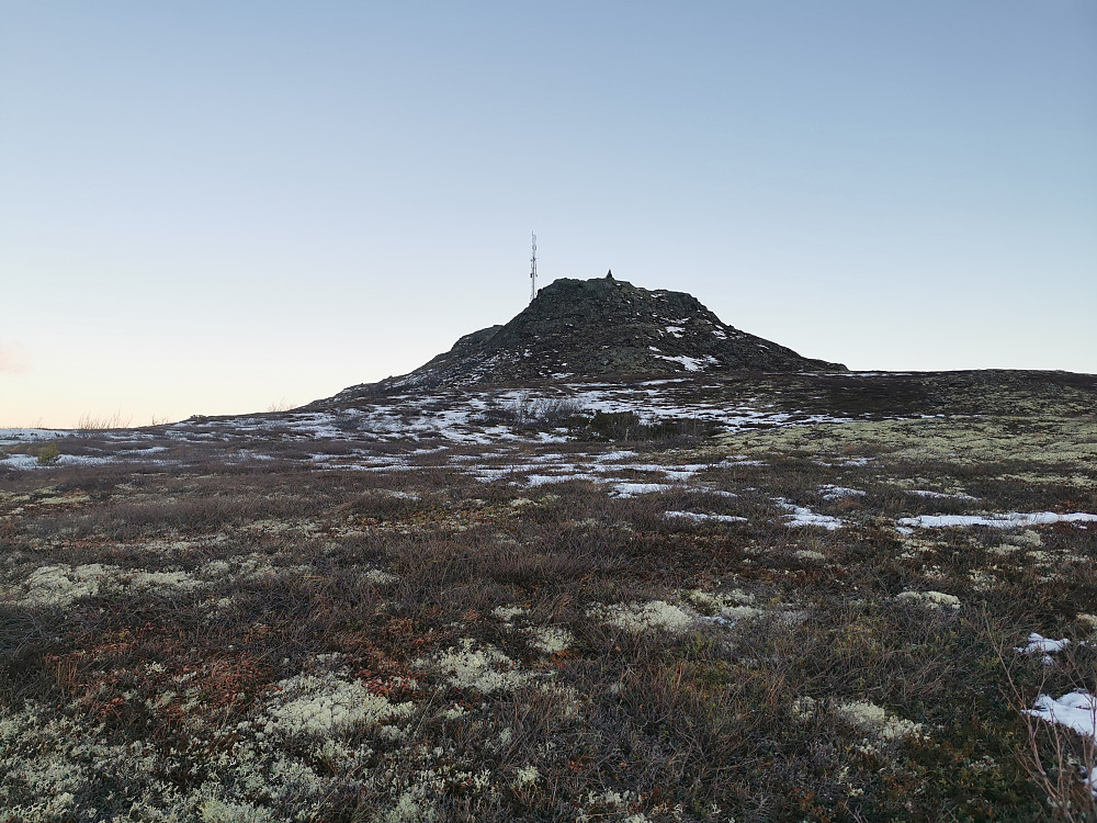 Sjokkerende lite snø; føhnvinden har tatt den! 