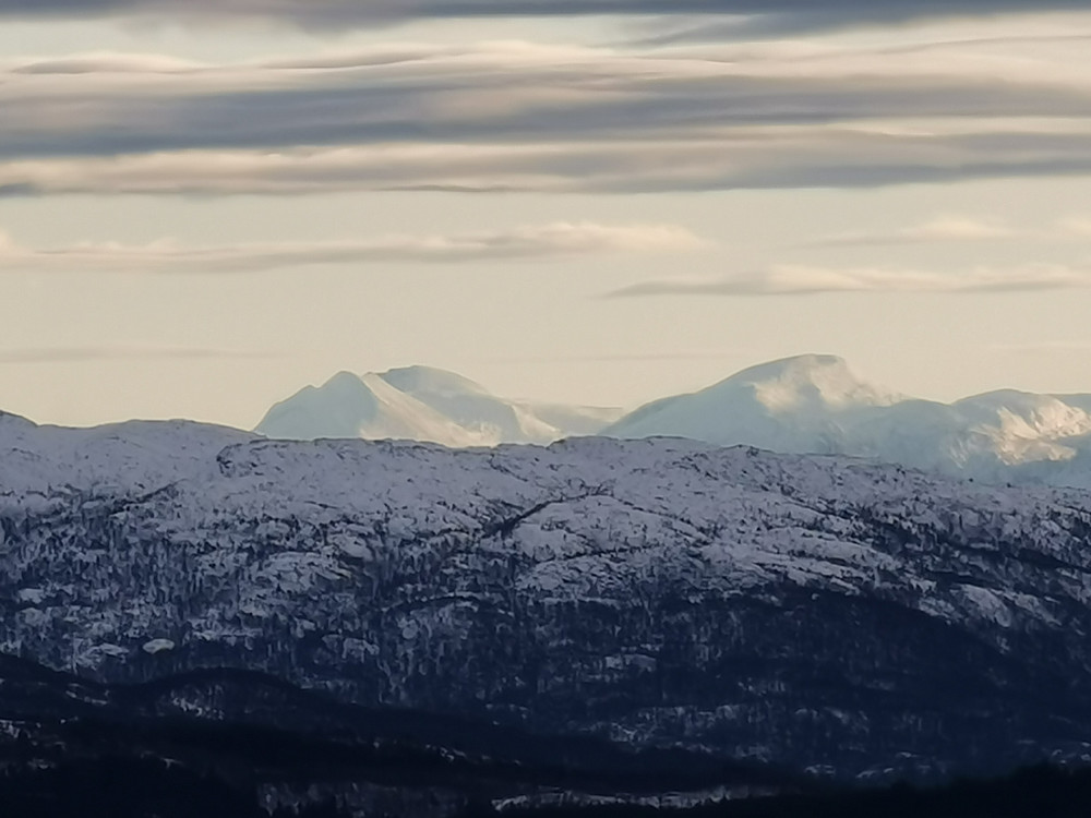 Flotte vinterfjellet mot sørøst! 