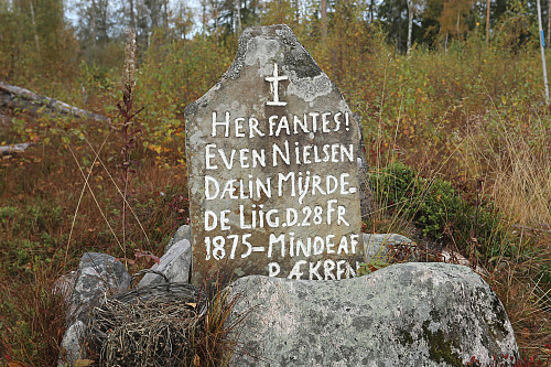 Her ble Even Dælin myrdet