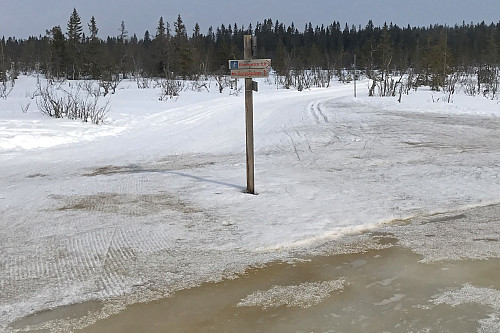 Overgangsløypa østre løypekryss