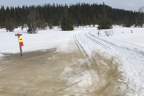 Løypekryss ved Stensætra