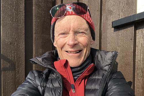 Godt å kvile ved Stenfjellhytta nå.